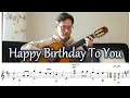 Happy Birthday To You - Fingerstyle Guitar