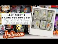 Leaf Prints 2 - Thank You Cards