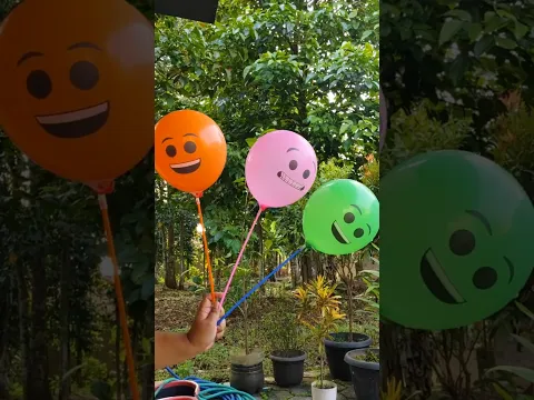 meletuskan balon #short #balloon