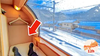 Cheapest Private Room on Japan's Overnight Sleeper Train 😴 12 Hour Trip from Tokyo 寝台特急サンライズ出雲 vlog
