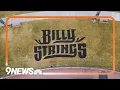 Billy Strings logo installed into lawn of Fiddler s Green Amphitheatre
