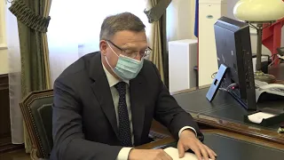 Александр Бурков встретился с новым председателем Омского областного суда