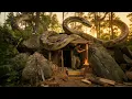 Lagu Underground Bushcraft Cave Build  Rainforest Survival Catch \u0026 Cook​