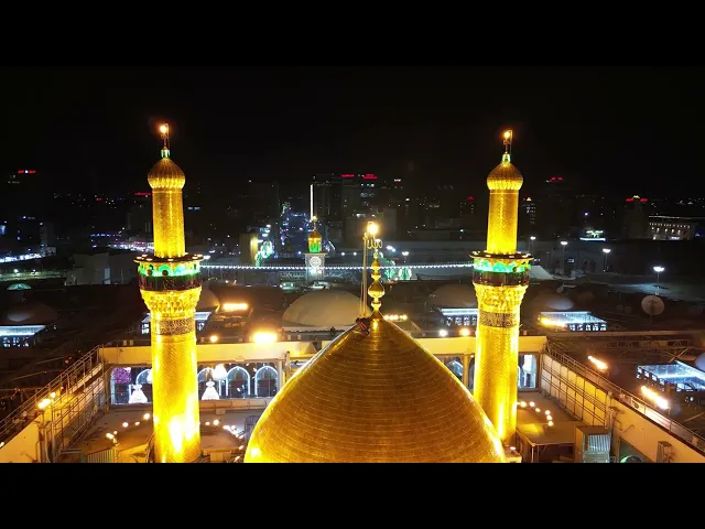 ⁣فيديو خام (تبديل الراية للعتبة الحسينية المقدسة)