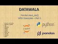 Reading a csv file in Python using Jupyter Notebook - Part 1