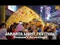 Lagu JAKARTA MENYALA 🔥🔥 LIGHT FESTIVAL at BUNDARAN HI❗Season's Greetings Walk at Christmas time 🎄