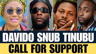  davido snubs remi tinubu s call to support govt with funds asake u0026 burna boy also decline