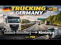 Lagu Real Truck Driving Germany 🇩🇪 MAN TGX | Sulzbach-Rosenberg to Nürnberg | 4K HDR