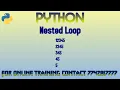 How to Create Patterns in Python Using Nested Loops