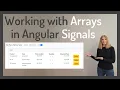 Working with Arrays in Angular Signals