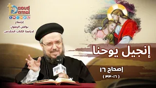 تفسير الكتاب المقدس إنجيل يوحنا إصحاح 16 33 16 أبونا داود لمعي 