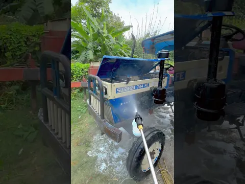 Swaraj 744 FE tractor #swarajshop #automobile #alight #farming #bhojpuri
