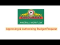 04 Anverally WorkFlow - approving Budget request