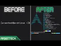Make Your Arch Linux Terminal Look Modern Fish Oh My Posh