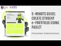 5-Minute Guide Create Student e-Portfolio Using Padlet