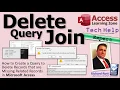 How to Create a Query to Delete Records that are Missing Related Records in Microsoft Access