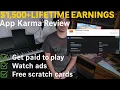 AppKarma 2025 Review 1 500 Lifetime Earnings Payment Proof