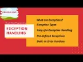 Oracle Tutorial For Beginners Exception Handling in Oracle PLSQL - Part 1 NO