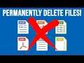 How to Permanently Delete Files so They are Unrecoverable