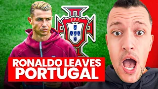 CRISTIANO RONALDO LEAVES PORTUGAL!!!!