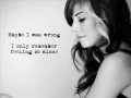 Christina Perri - Black + Blue - Lyrics
