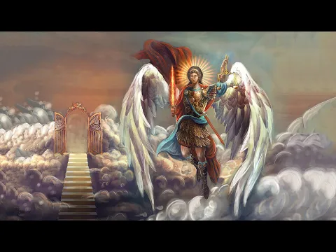 Download MP3 Archangel Michael Clearing All Dark Energy From Your Aura With Alpha Waves, Archangel Healing Music