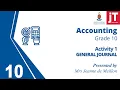 1 Gr 10 Accounting - General Journal