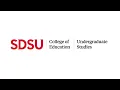 College of Education and Undergraduate Studies Student Experience SDSU Commencement
