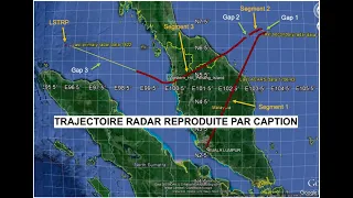 MH370 Simulated Trajectory Of CAPTION 