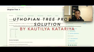 HackerRank-Problem Solving Utopian Tree using code