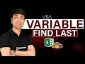 VBA Variable-Find Last Value-Static vs Dynamic Approach