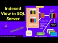 materialized view indexed view materialized view in sql