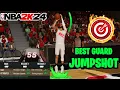 BEST JUMPSHOT FOR SMALL GUARDS 5 11-6 4 IN NBA 2K24 EASY GREEN JUMPSHOT 90 3PT RATING