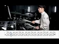 虹　Aqua Timez　Drum Cover　ドラム楽譜　歌詞