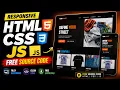 FREE Source Code Responsive Streetwear Fashion Brand Website Using HTML CSS JavaScript