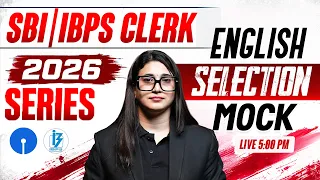 IBPS/SBI Clerk 2026 English Selection Mock 🔥 | Most Important Questions | by Rubaika Ma'am