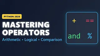Python Operators Explained Arithmetic Comparison Logical 2026 Tutorial