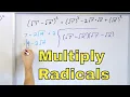 01 - Multiply Binomials with Radicals Rationalize the Denominator