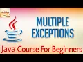 Learn Java Tutorial for Beginners Part 40 Multiple Exceptions