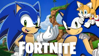 IM IN FORNITE!! FINALLY!! Sonic Plays FORTNITE!