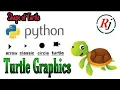 Python Turtle graphics hindi how to change the shape of turtle python turtle tutorials
