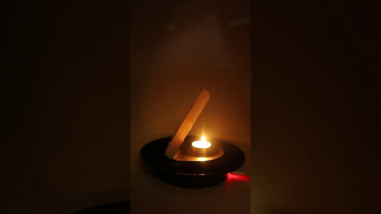 Vishnu Gayatri Mantra Rose Quartz Candle Stand for Protection & Balance