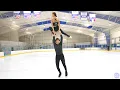 Twin Swedish Pair Skaters Greta Crafoord John Crafoord skate to Waves DeanLewis