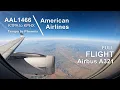 FULL FLIGHT Tampa to Phoenix American Airlines AAL1466 - Airbus A321