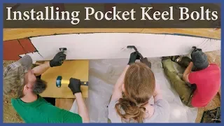 Acorn to Arabella – Journey of a Wooden Boat – Episode 66: Installing Pocket Keel Bolts
