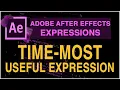 How to use Time Expression in Adobe After Effects