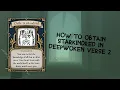 How to Obtain Progress Starkindred Deepwoken Verse 2