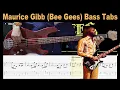 Download Lagu Bee Gees - Stayin' alive BASS COVER (with tabs and Sheet)