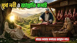 মুসা (আঃ) কেন এক সাধারণ কষায়ীর পেছনে ছুটলেন? || জান্নাতি কষায়ীর বিস্ময়কর কাহিনী || Hazrat Musa AS