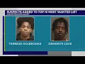 Two men added to Nashville s Top 10 Most Wanted list